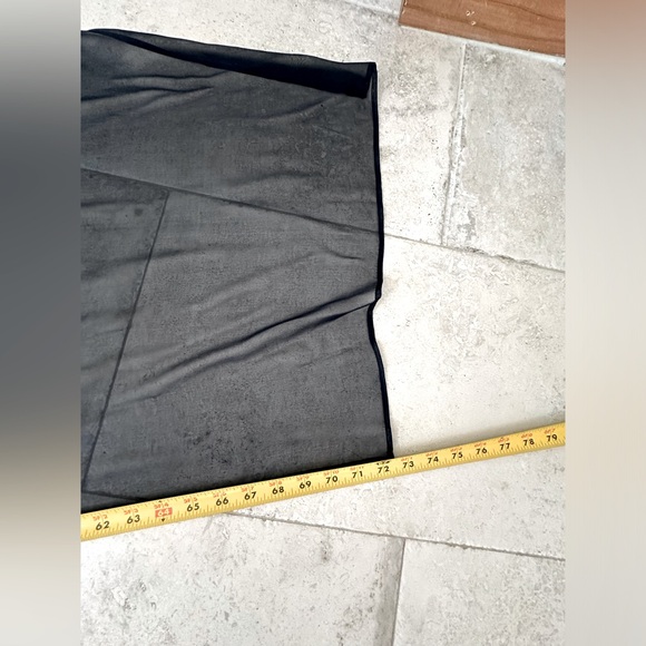 Navy blue silky scarf/wrap - Picture 2 of 4